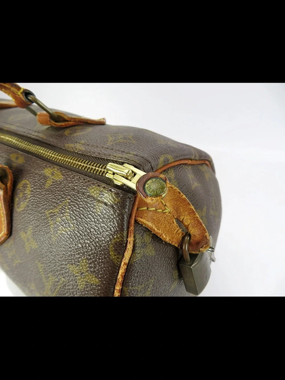 Louis Vuitton Brown Monogram Duffel Bag with Vachetta Trim